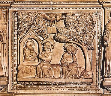 Visita a Simpliciano presso l'Arca di sant'Agostino a Pavia