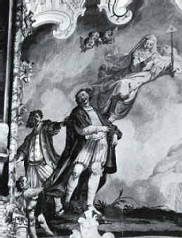 Tra Vanità e Continenza affresco a Rottenbuch