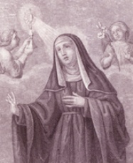 Immagine della beata Cristina da l'Aquila