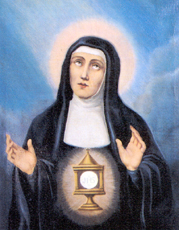 Immagine della beata Cristina da l'Aquila