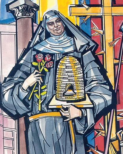 Immagine di Teresa Fasce in una rappresentazione di Hajnal