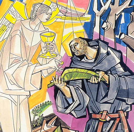 Immagine di Federico da Ratisbona in una raffigurazione di Hajnal