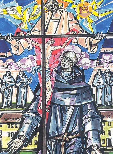 Pio Keller in una raffigurazione di Hajnal