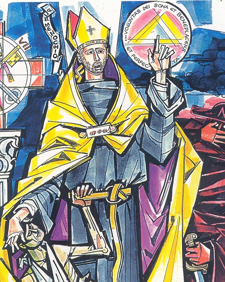 Raffigurazione dei Martiri giapponesi in un dipinto di Janos Hainal