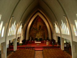 Interno della chiesa di sant'Agostino a Kontich