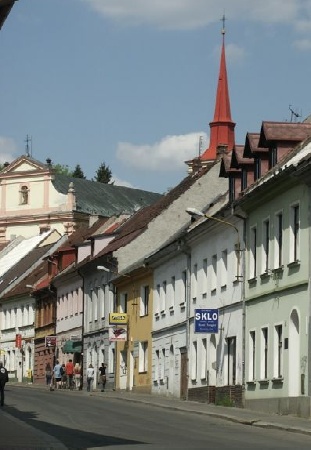 Centro della città di Ceska Lipa