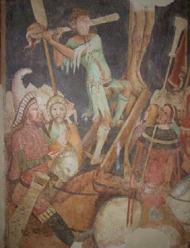 Affresco della crocifissione nella chiesa di sant'Agostino a Penne