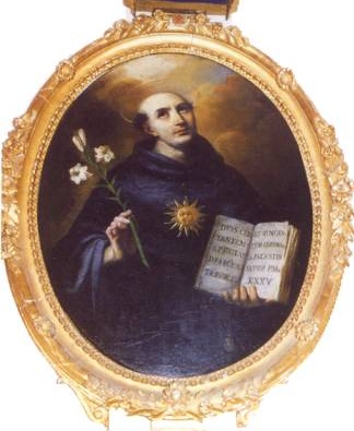 Immagine di San Nicola da Tolentino nella chiesa di Cervo