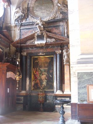 Il fonte Battesimale della chiesa