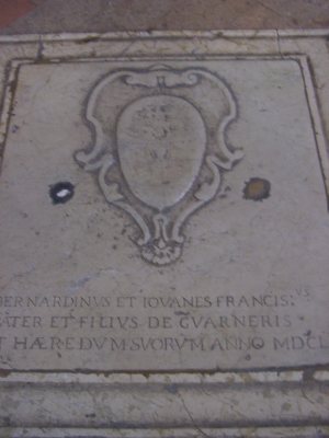 struttura esterna dell'abside del Cinquecento
