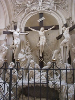 Passione di Gesù Cristo, stucco di Giovanni Battista Barberini (1666)
