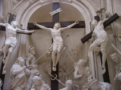 Morte di Gesù Cristo negli stucchi di Barberini (1666)