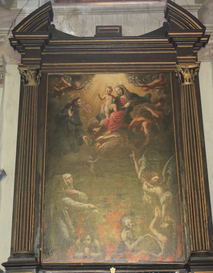 Nicola intercede per le anime del Purgatorio