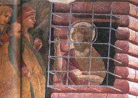 Affresco nella chiesa di S. Monica a Fermo