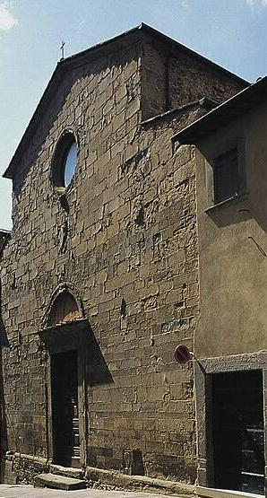 Facciata della chiesa di S. Agostino ad Anghiari