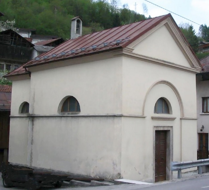 Immagine della chiesa di sant'Agostino a Agordo, in località Toccol