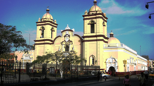 La chiesa di sant'Agostino a Trujillo in Perù