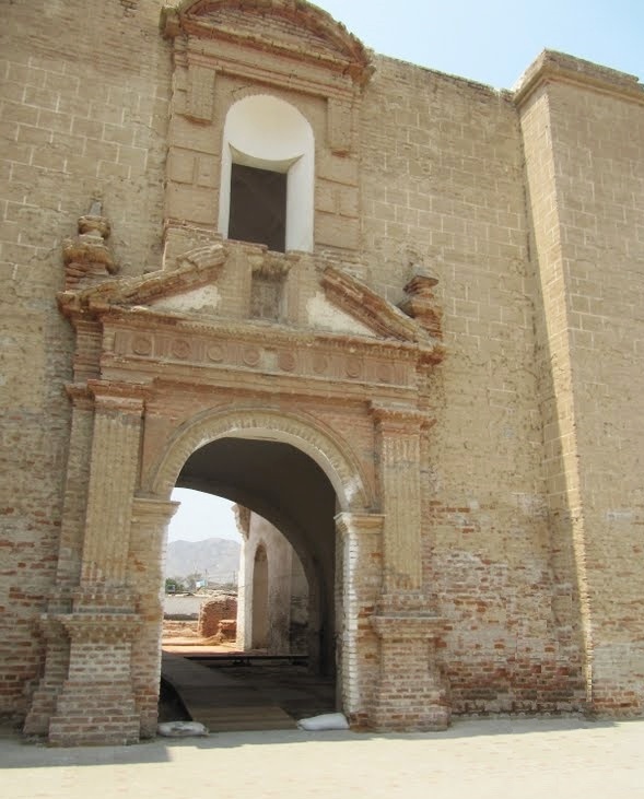La chiesa di sant'Agostino a Zaña in Perù