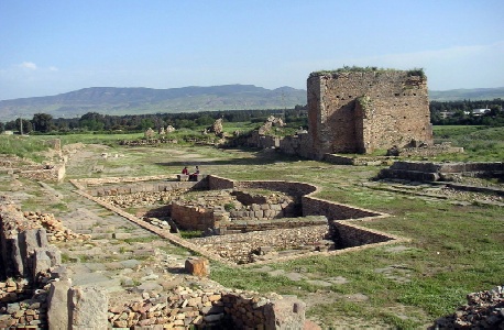 Resti della romana città di Chemtou