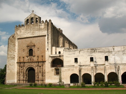 I resti del convento agostiniano di Acolman