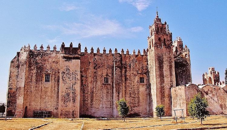 Il convento agostiniano a Atlatlahucan