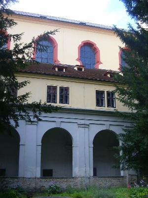 Particolare del chiostro del convento