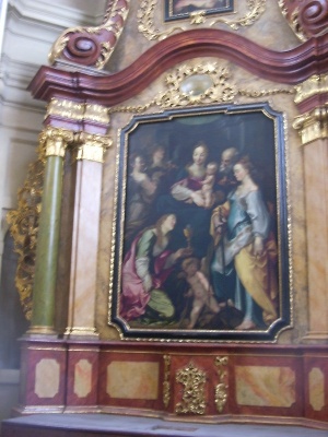 Pala d'altare della cappella del convento