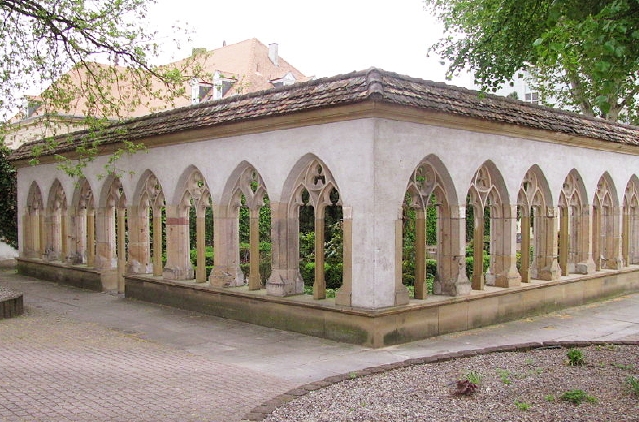 Il chiostro dell'insediamento agostiniano a Speyer