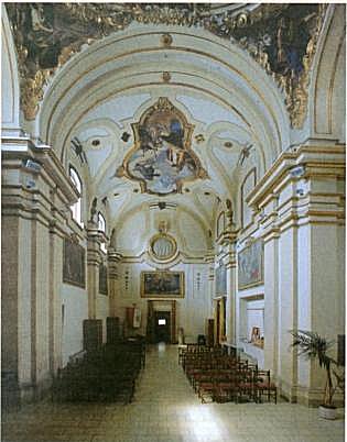 Interno dell'Oratorio di S. Agostino a Teramo