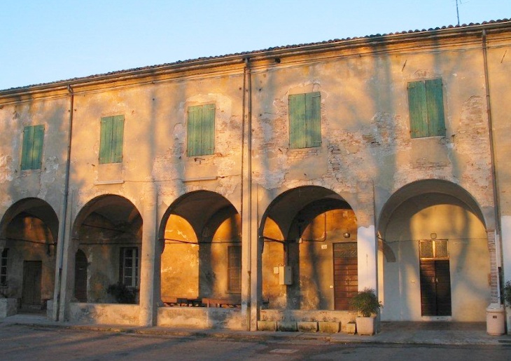 La struttura del monastero agostiniano di Luzzara