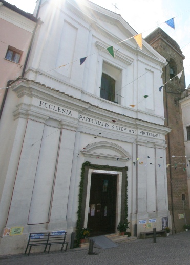 La chiesa di santo Stefano annessa al convento agostiniano di Cave