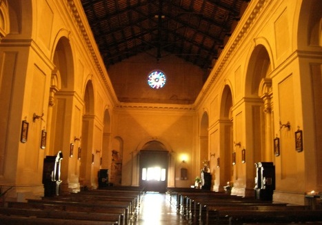 Interno della chiesa agostiniana