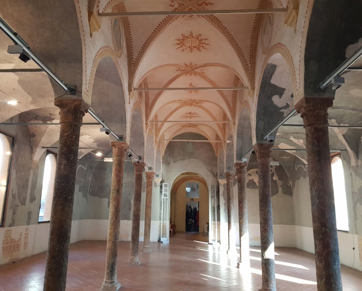 Ricostruzione della Biblioteca del convento