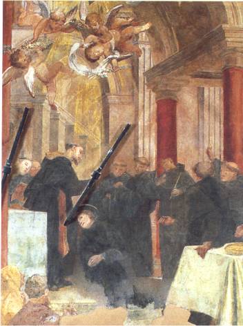 La vestizione di san Nicola da Tolentino