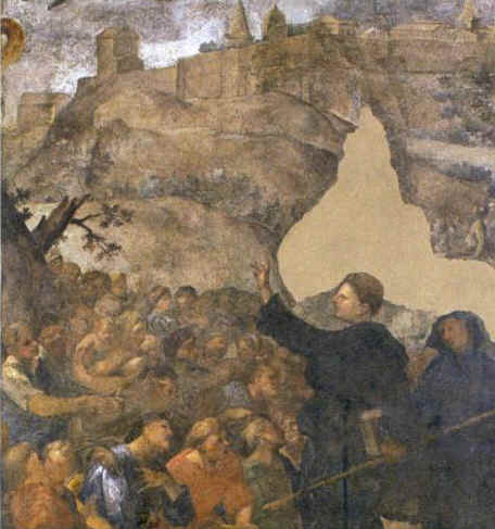 La partenza di san Nicola da san Ginesio