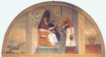 Affresco con storie di san Nicola