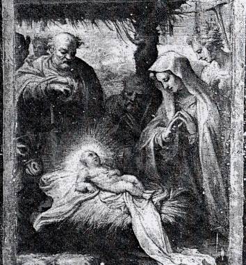 Natività, Particolare dell'anconetta di Bosco Marengo