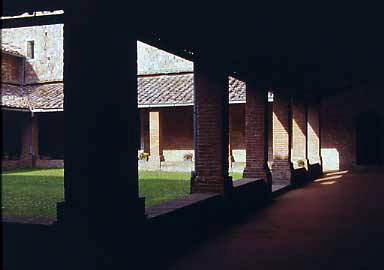 Chiostro del convento di sant'Agostino di Monticiano