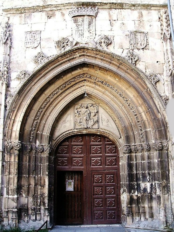 Entrata alla chiesa del convento di santa Dorotea a Burgos