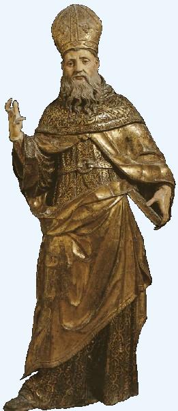 Statua di sant'Agostino a Cagliari