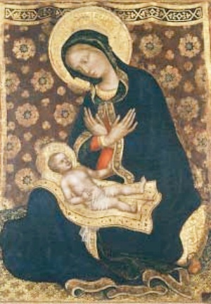 Madonna dell'Umiltà di Gentile da Fabriano al Museo Nazionale di Pisa