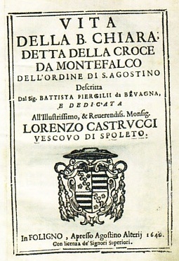 La vita della Beata Chiara di Castrucci
