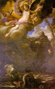S. Guglielmo d'Aquitania: tela di Antonio Nasini (1643-1715)conservato nella Chiesa di S. Agostino a Massa Marittima
