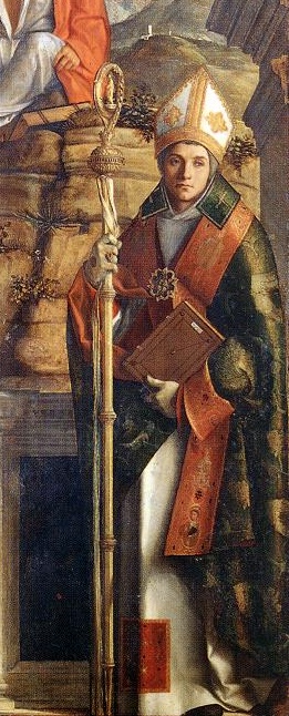 Agostino: particolare di un'opera di Bellini a Tolosa