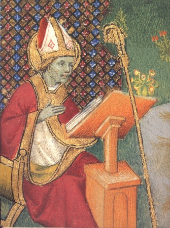 Agostino in un dipinto fiammingo