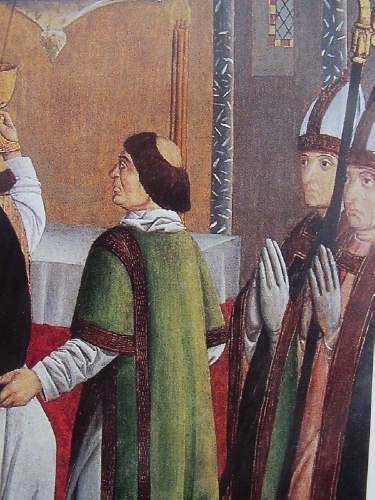 Storie di san Gregorio dalla Pala d'altare dell'omonima cappella in S. Orso ad Aosta