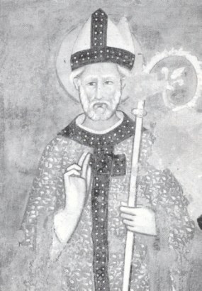 Eremo di Lecceto: affresco di Agostino