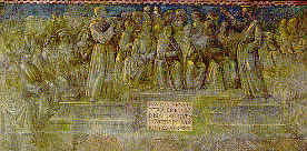 Santi agostiniani, immagine dalla Libreria del convento di S. Barnaba a Brescia