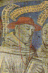 Immagine di Alessandro Oliva da Sassoferrato in un affresco da Brescia