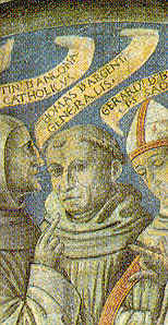 Tommaso d'Argentina in un affresco bresciano